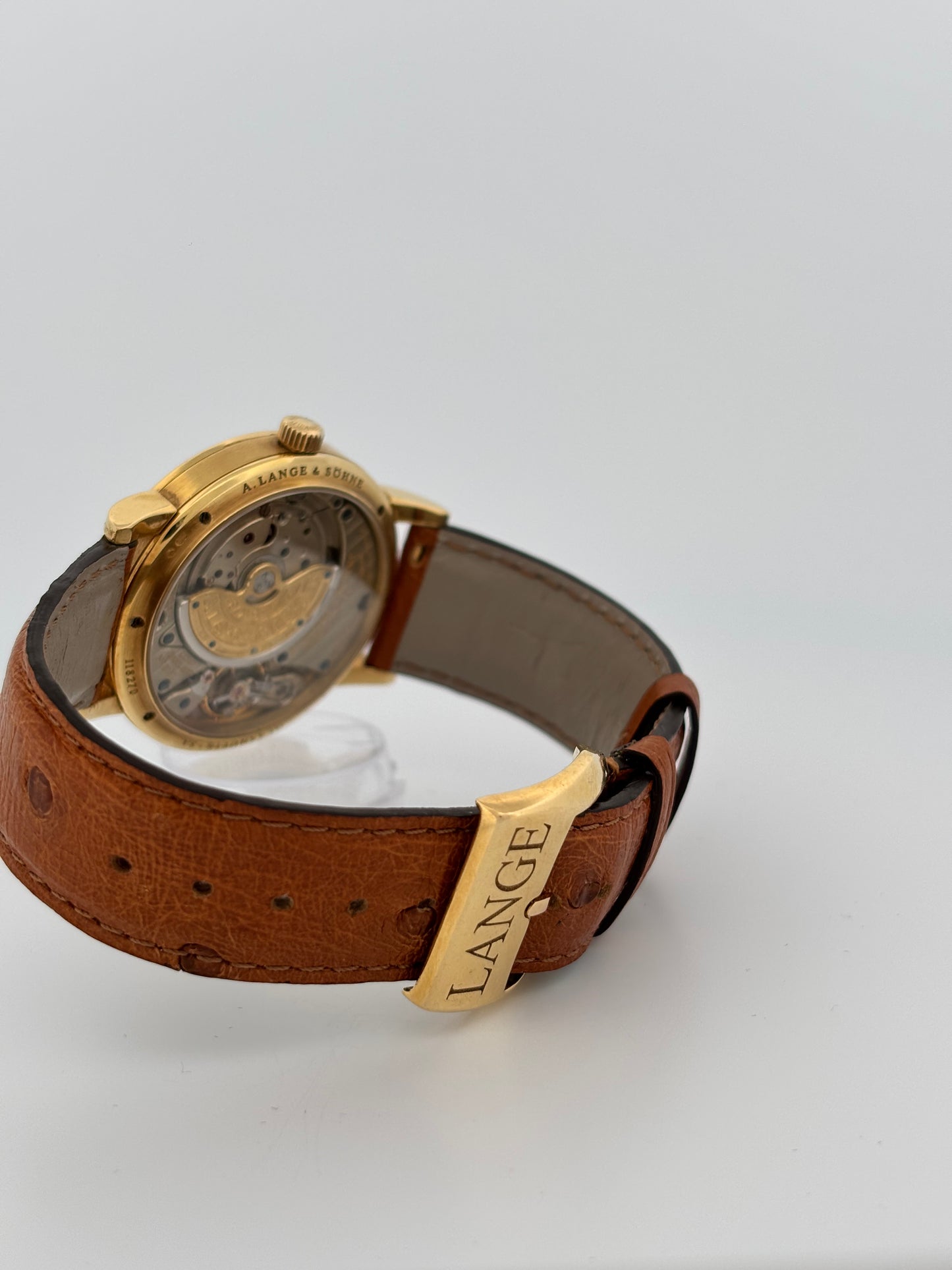 A. LANGE & SÖHNE | SAXONIA Automatik réf. 118.270 | Or jaune 18k | Cadran champagne