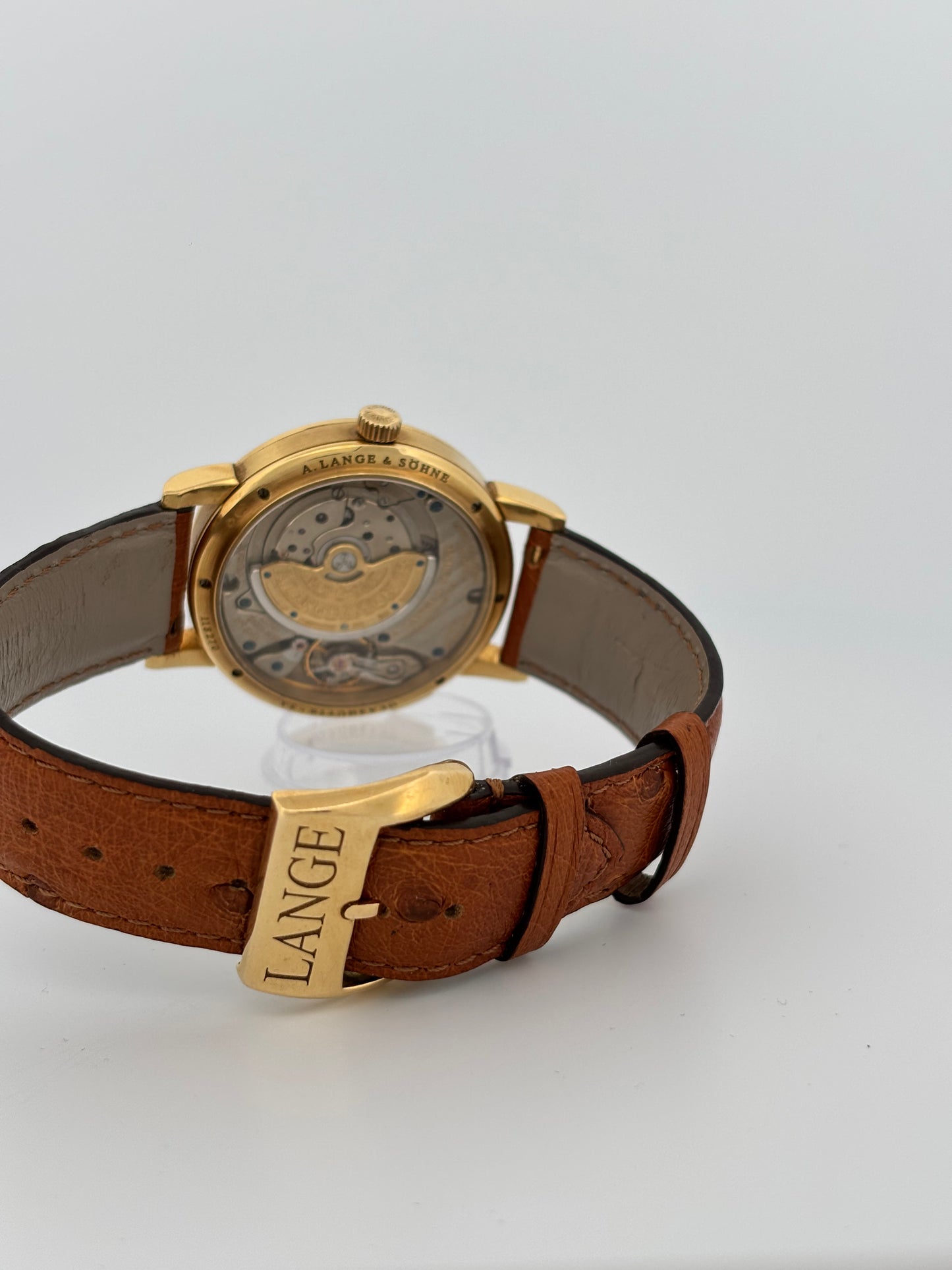 A. LANGE & SÖHNE | SAXONIA Automatik réf. 118.270 | Or jaune 18k | Cadran champagne