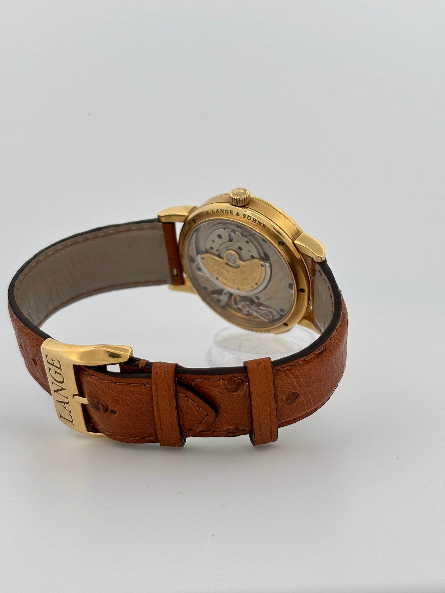 A. LANGE & SÖHNE | SAXONIA Automatik réf. 118.270 | Or jaune 18k | Cadran champagne