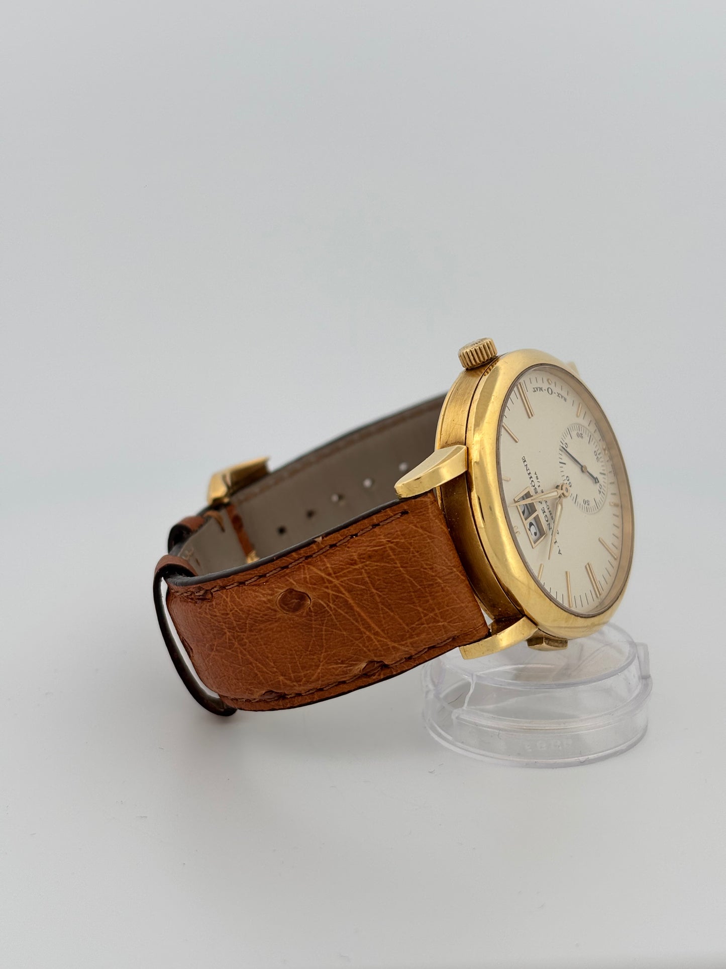 A. LANGE & SÖHNE | SAXONIA Automatik réf. 118.270 | Or jaune 18k | Cadran champagne