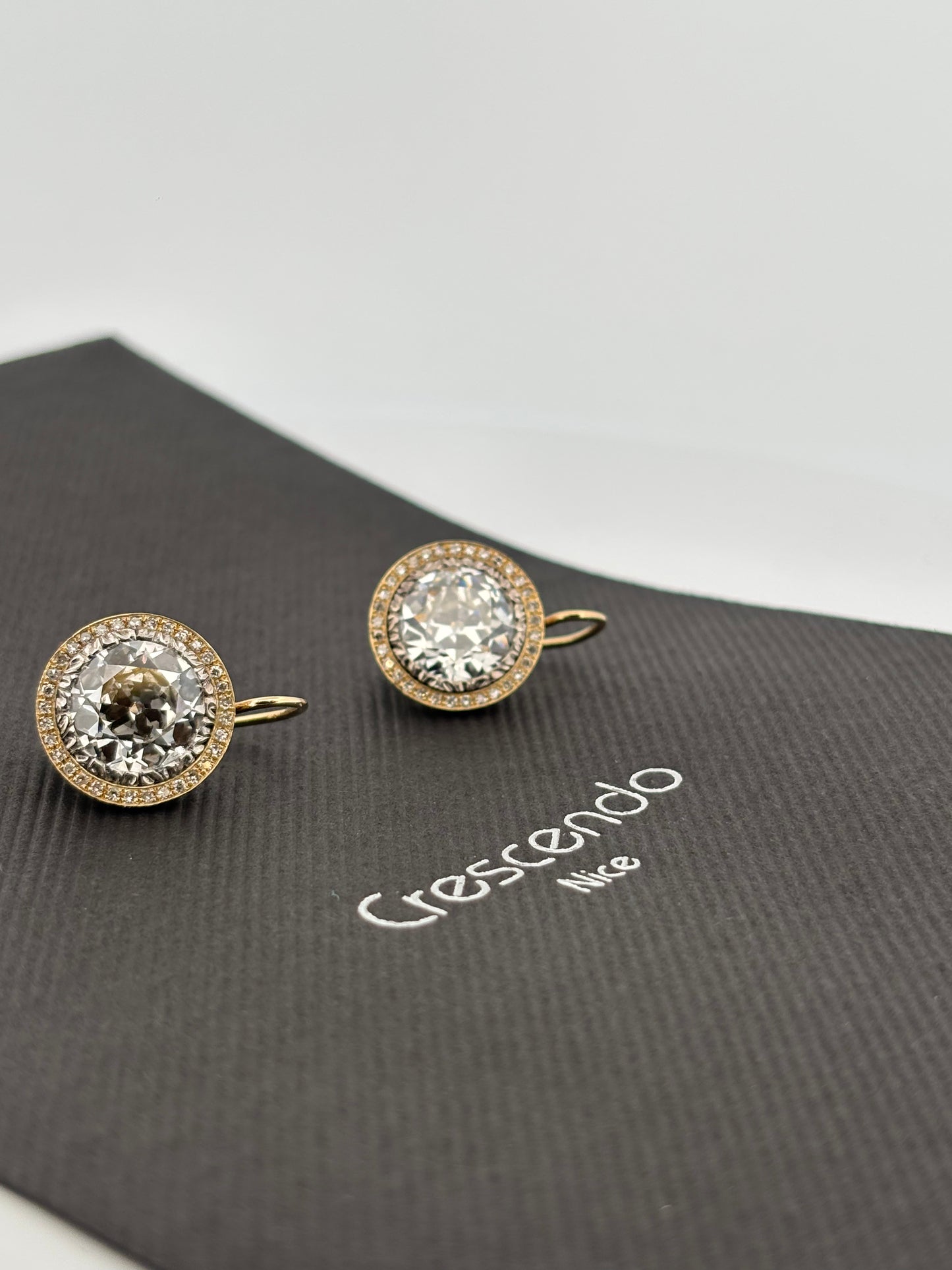 BUCCELLATI | Boucles d’oreilles | Or rose 18k & Diamants VVS2 | 10,00 ct