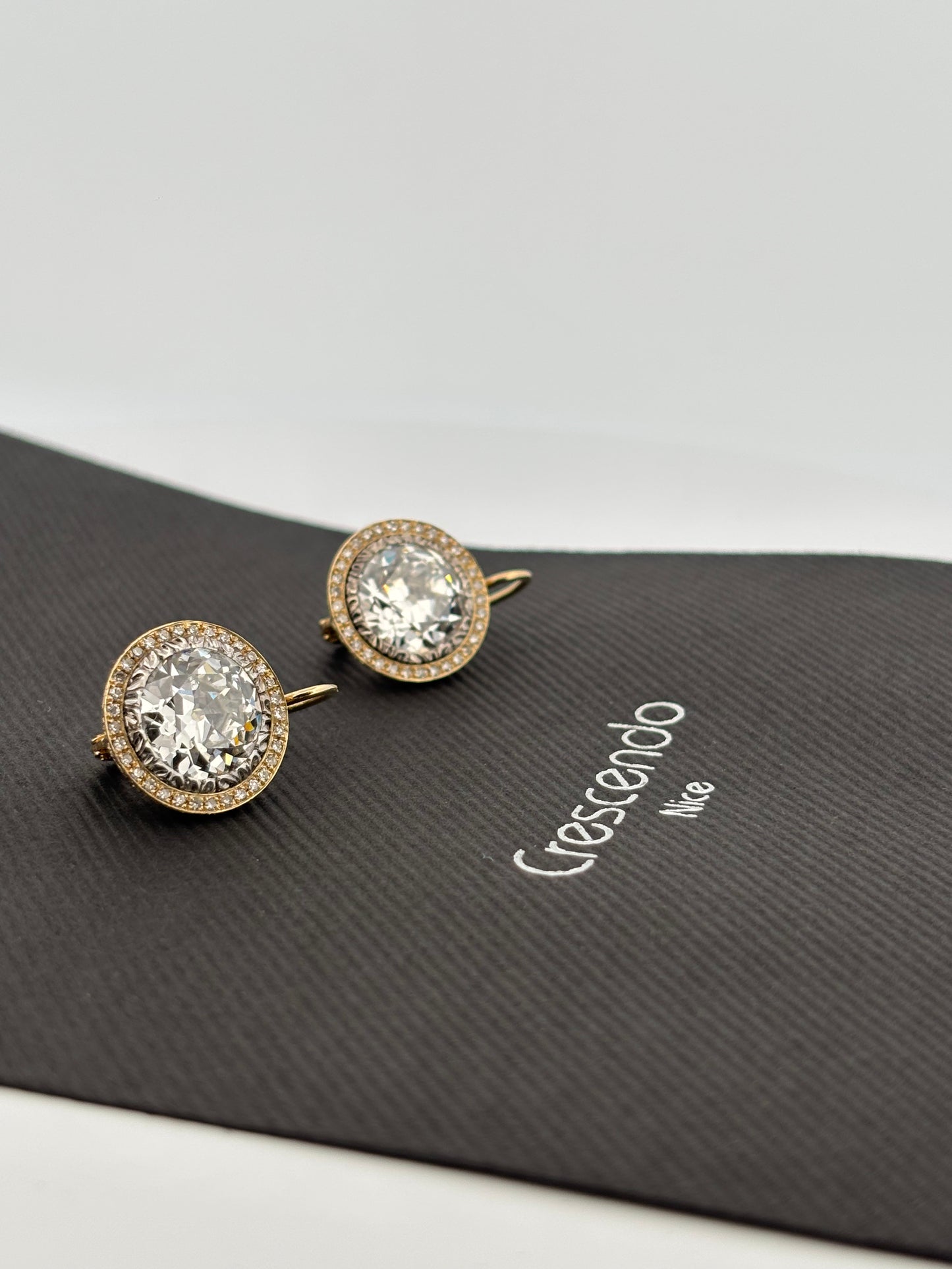 BUCCELLATI | Boucles d’oreilles | Or rose 18k & Diamants VVS2 | 10,00 ct