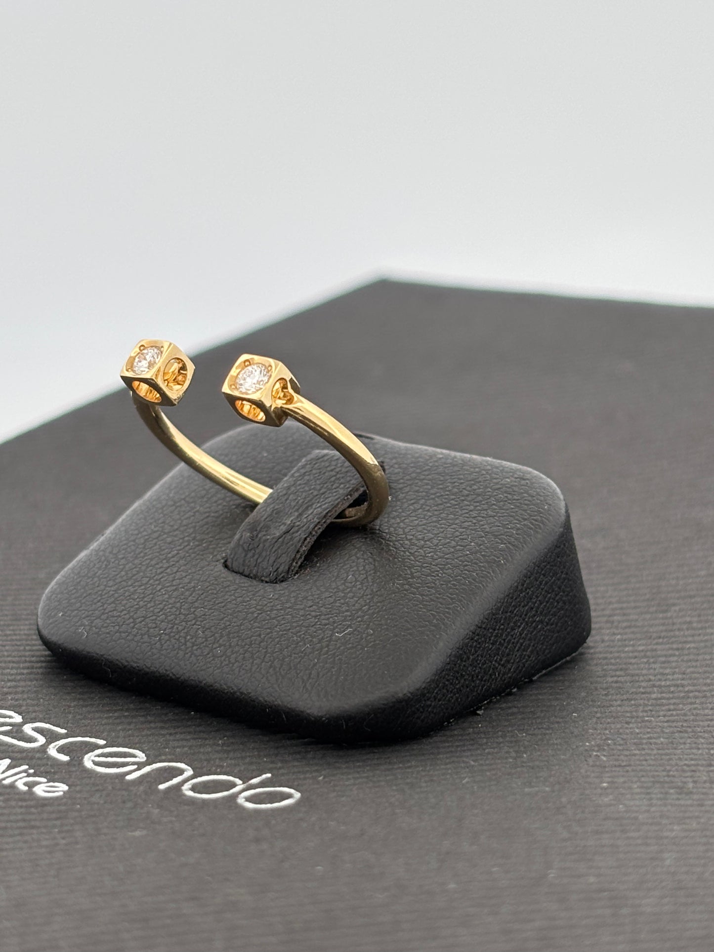 DINH VAN | Bague “Seventies” | Or jaune 18K & Diamants | 2,2 g