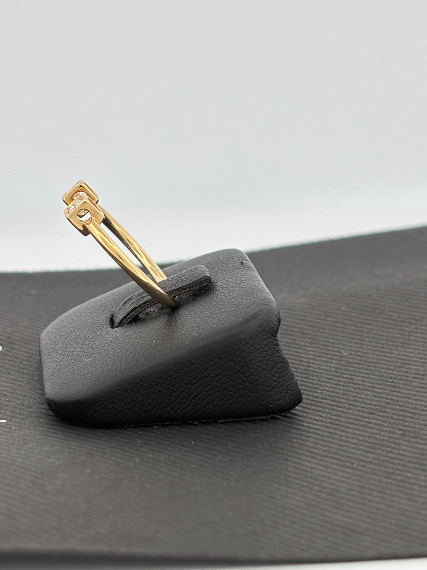 DINH VAN | Bague “Seventies” | Or jaune 18K & Diamants | 2,2 g