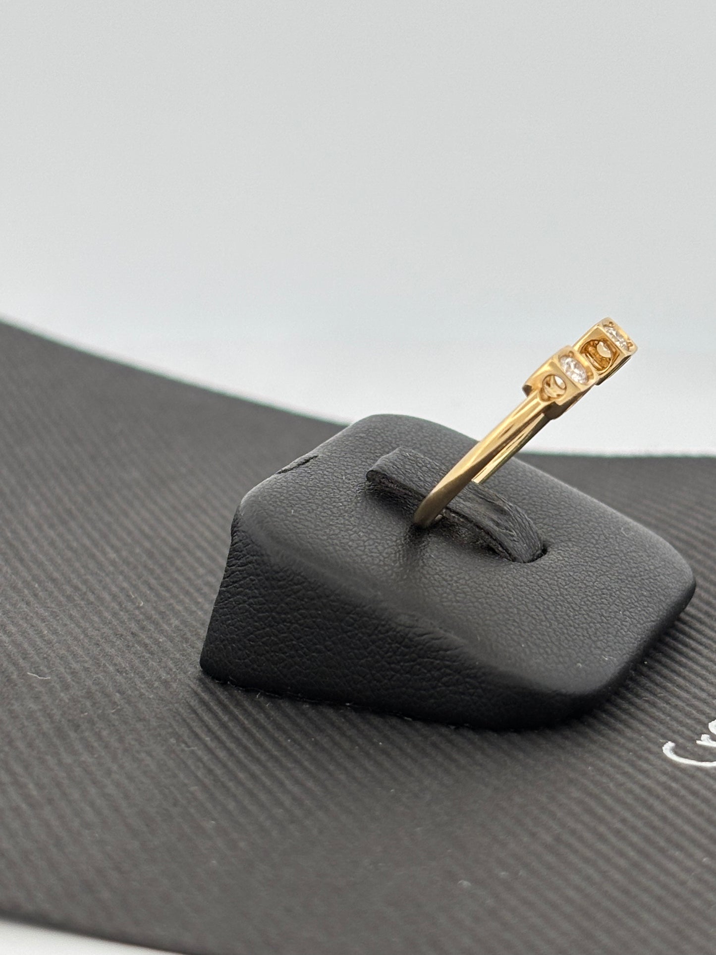 DINH VAN | Bague “Seventies” | Or jaune 18K & Diamants | 2,2 g