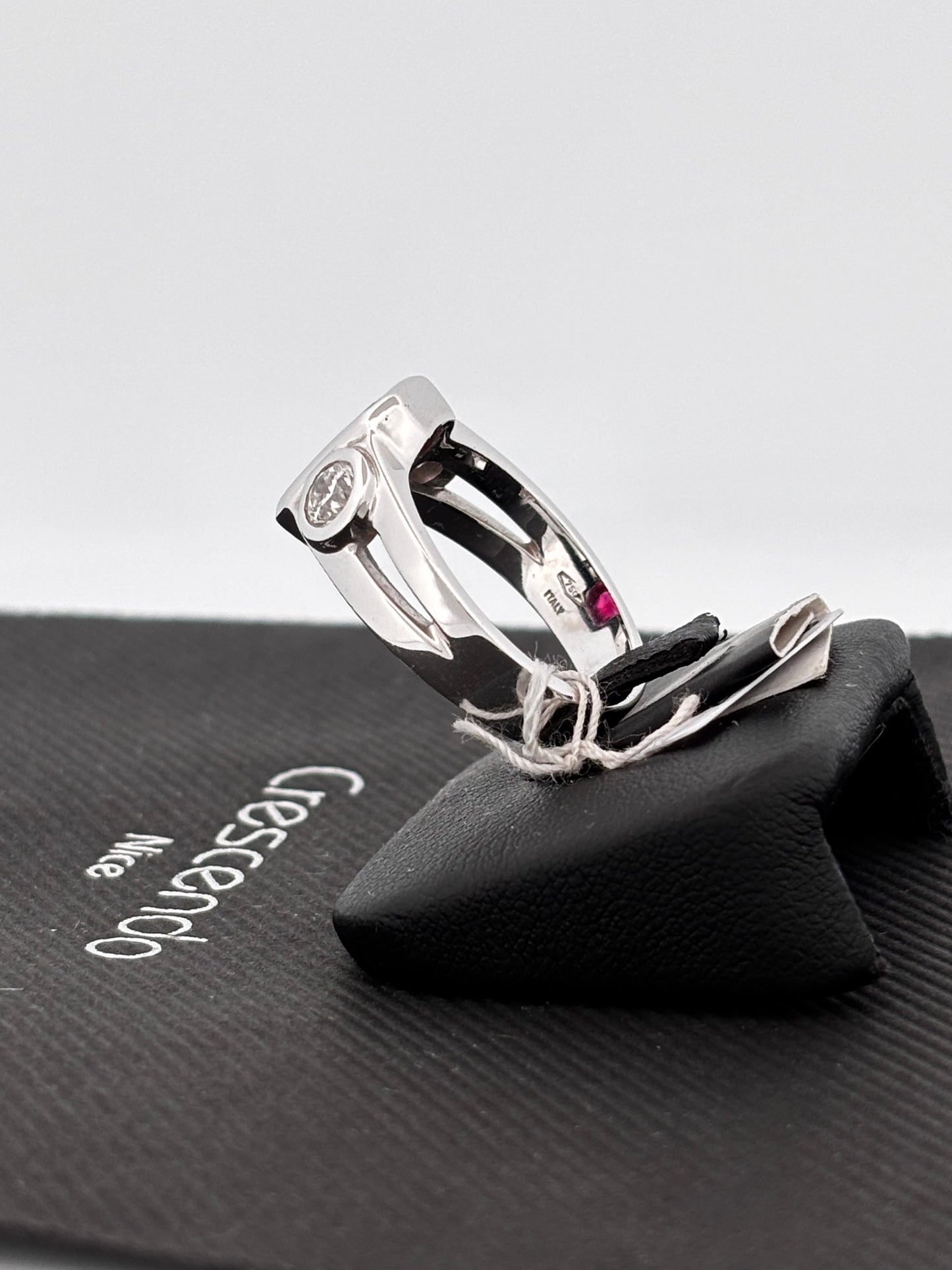 BAGUE RUBIS NON CHAUFFÉ | Or blanc 18k | 3,00 ct | Taille 58 | 9 g