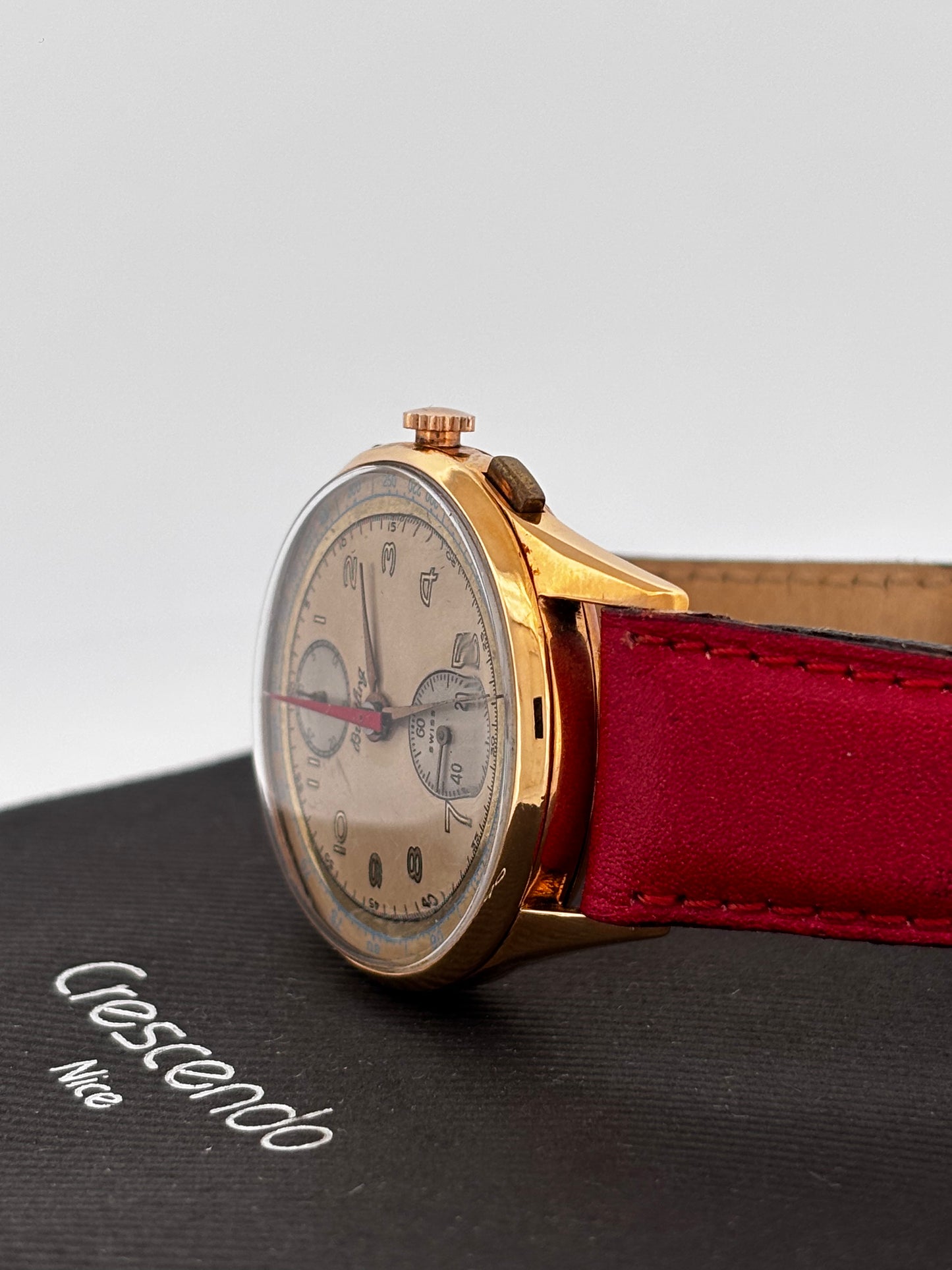 BRK GOLD 18K | Chronographe Suisse | Cadran Champagne