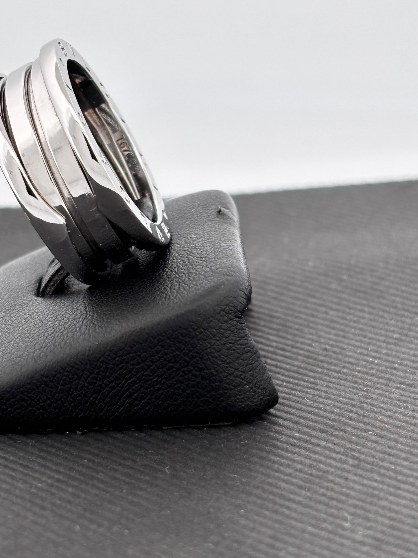 BVLGARI | Bague B.Zero1 | Or blanc 18k | Taille 56 | 10,4 g