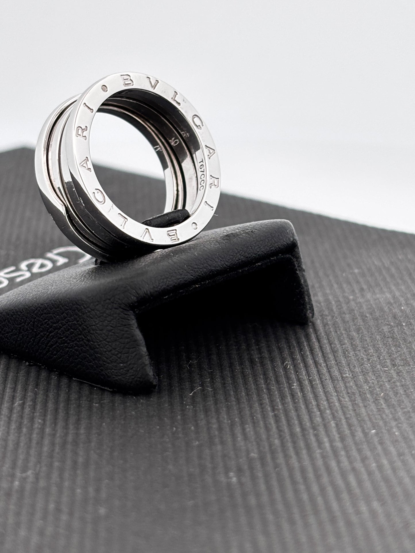 BVLGARI | Bague B.Zero1 | Or blanc 18k | Taille 56 | 10,4 g