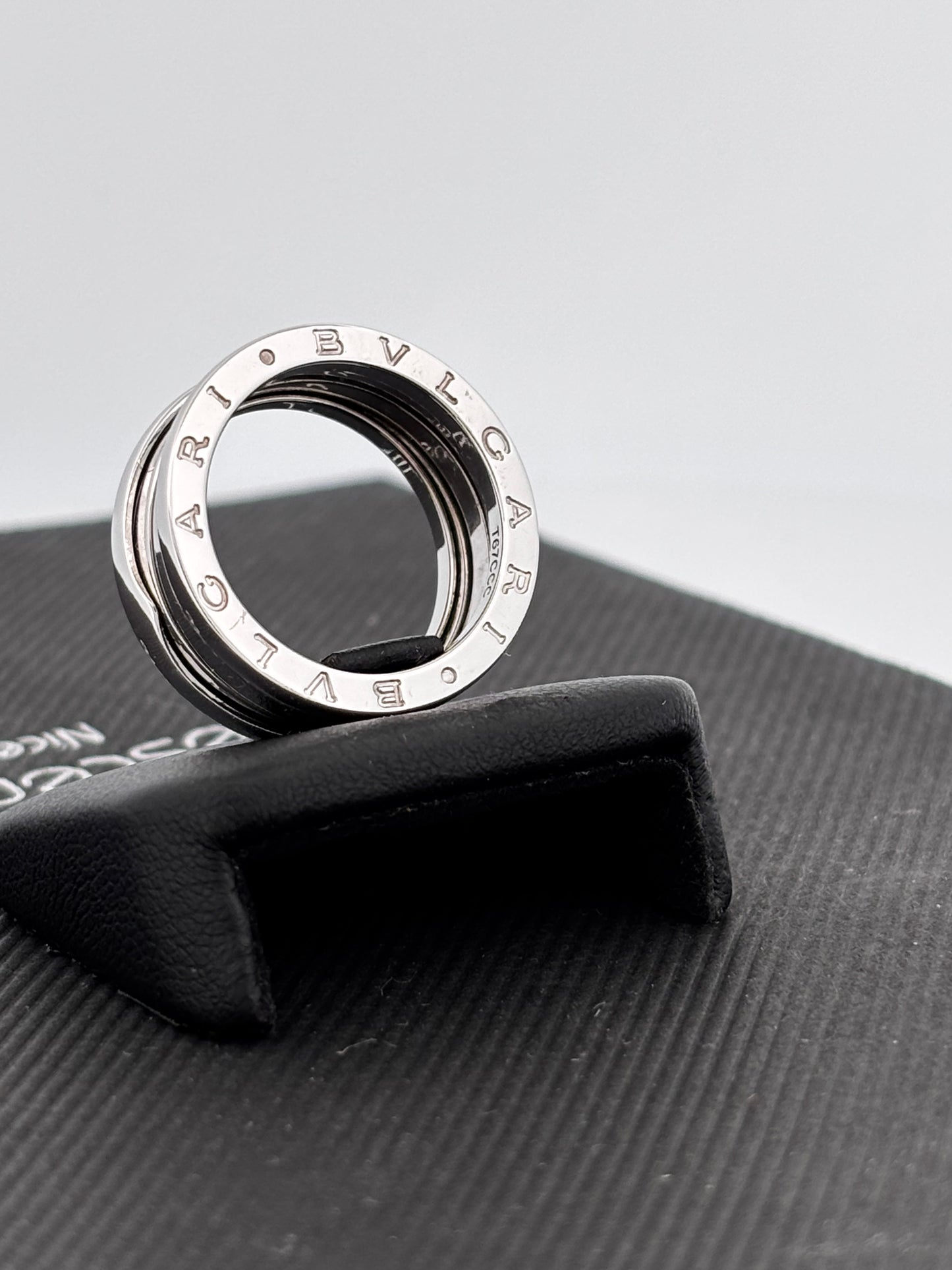 BVLGARI | Bague B.Zero1 | Or blanc 18k | Taille 56 | 10,4 g