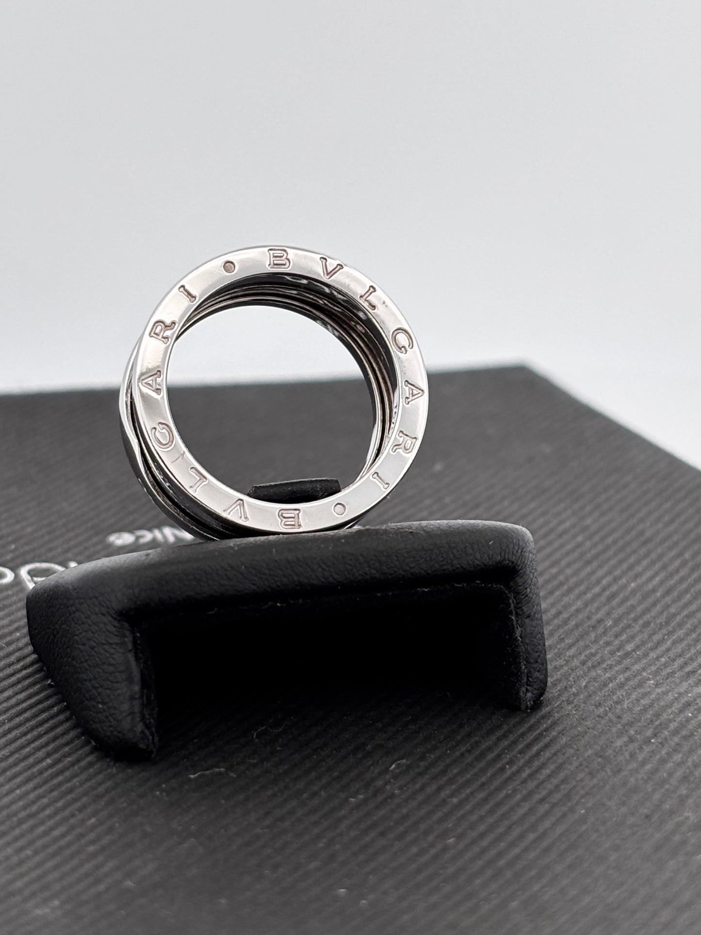 BVLGARI | Bague B.Zero1 | Or blanc 18k | Taille 56 | 10,4 g