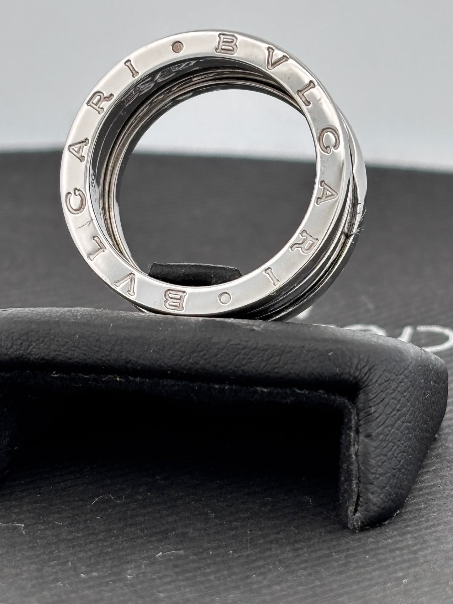 BVLGARI | Bague B.Zero1 | Or blanc 18k | Taille 56 | 10,4 g