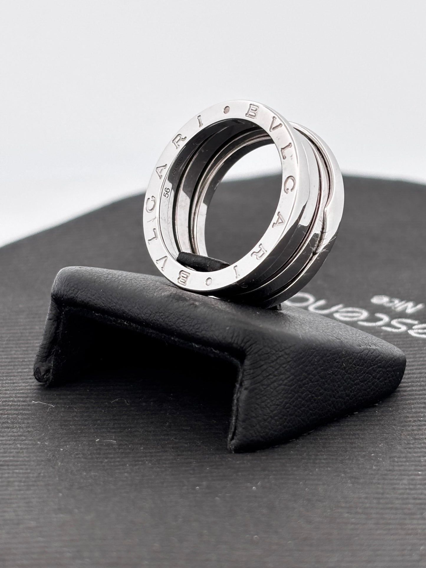 BVLGARI | Bague B.Zero1 | Or blanc 18k | Taille 56 | 10,4 g