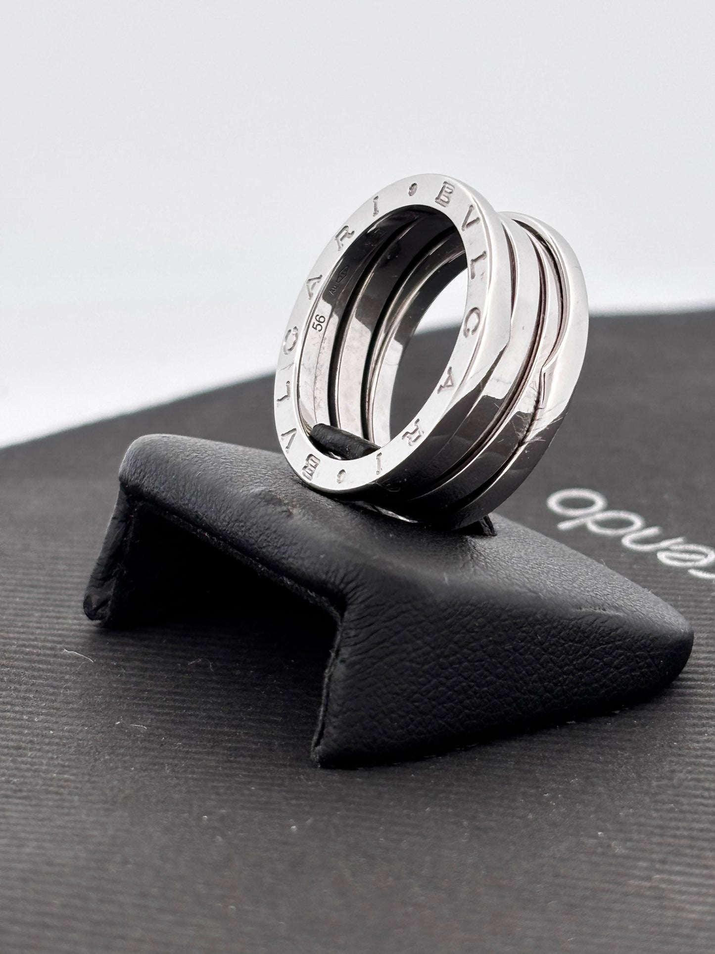 BVLGARI | Bague B.Zero1 | Or blanc 18k | Taille 56 | 10,4 g