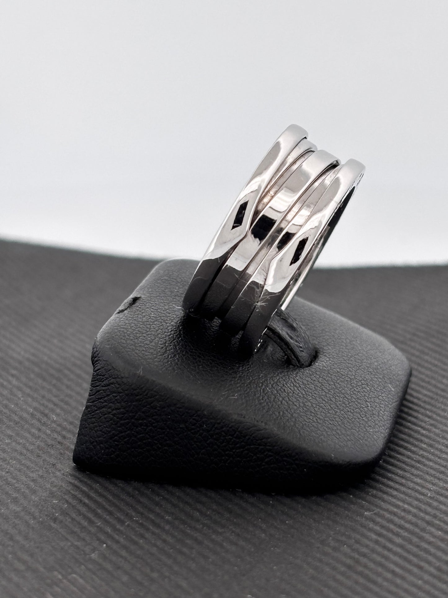 BVLGARI | Bague B.Zero1 | Or blanc 18k | Taille 56 | 10,4 g