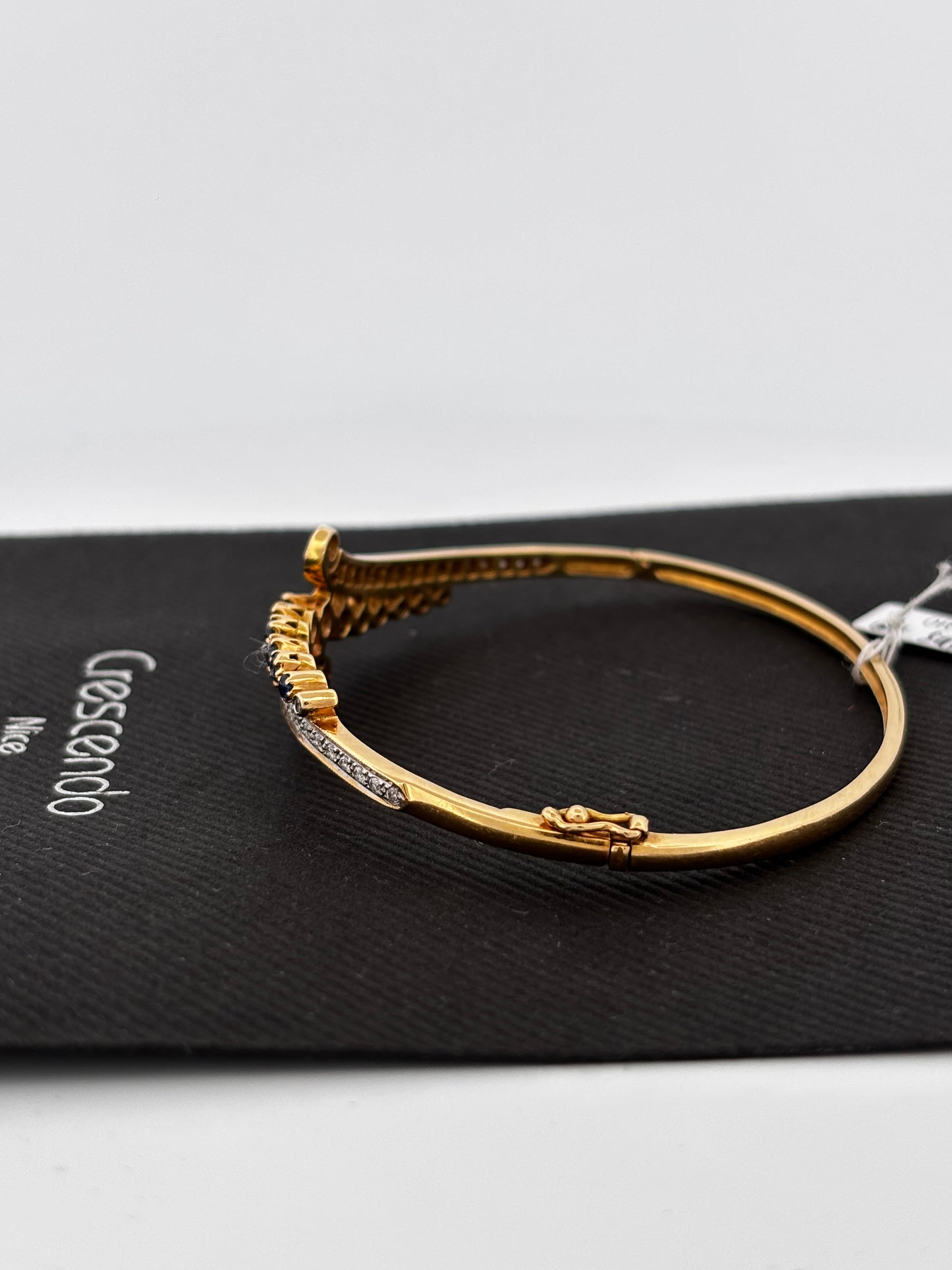 Bracelet saphir diam gold