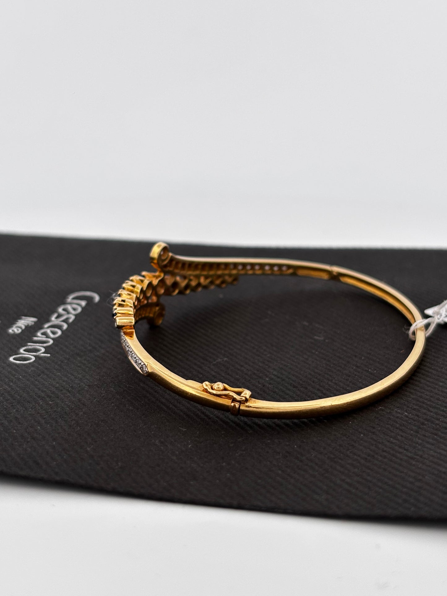 Bracelet saphir diam gold