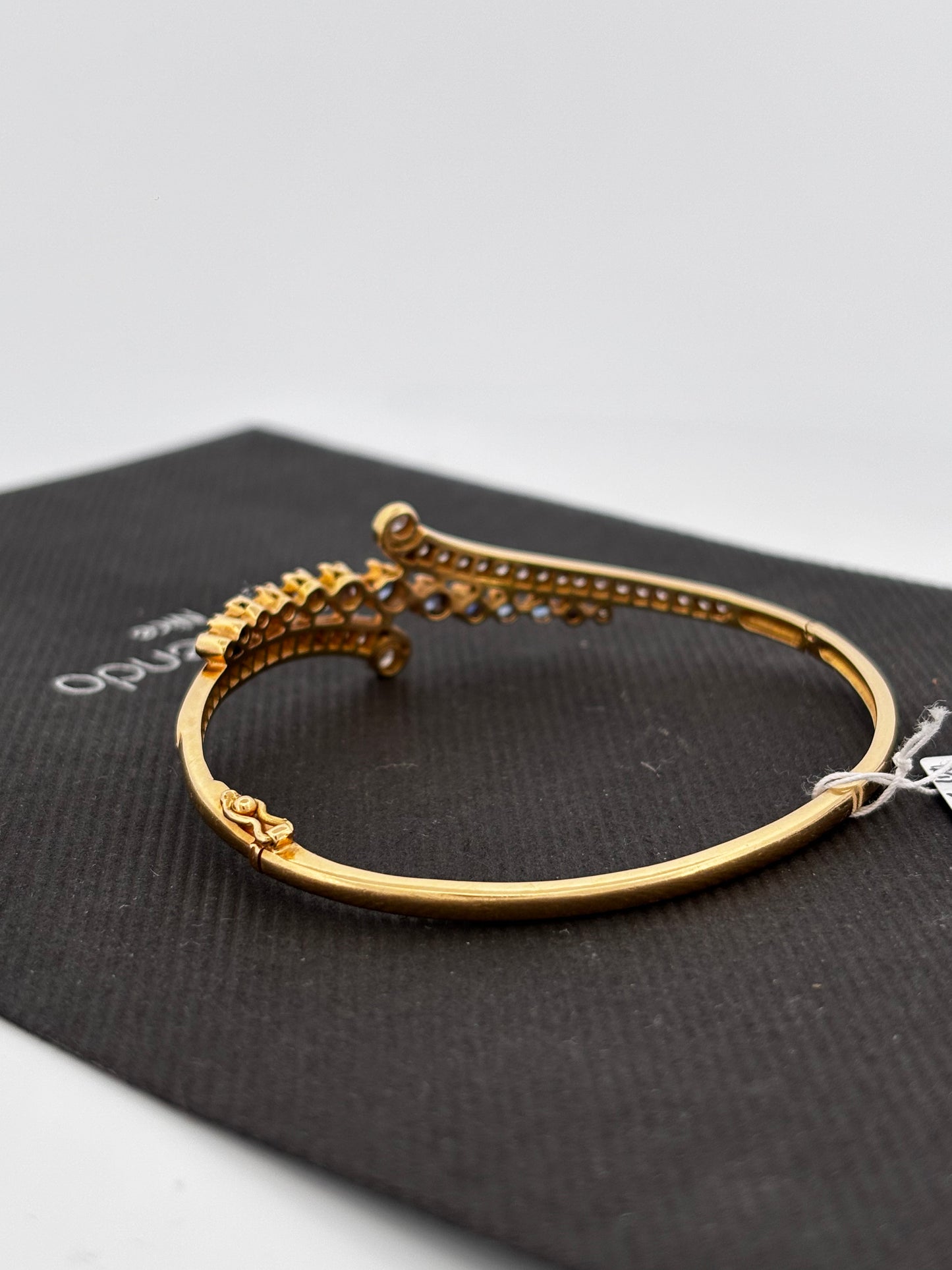 Bracelet saphir diam gold