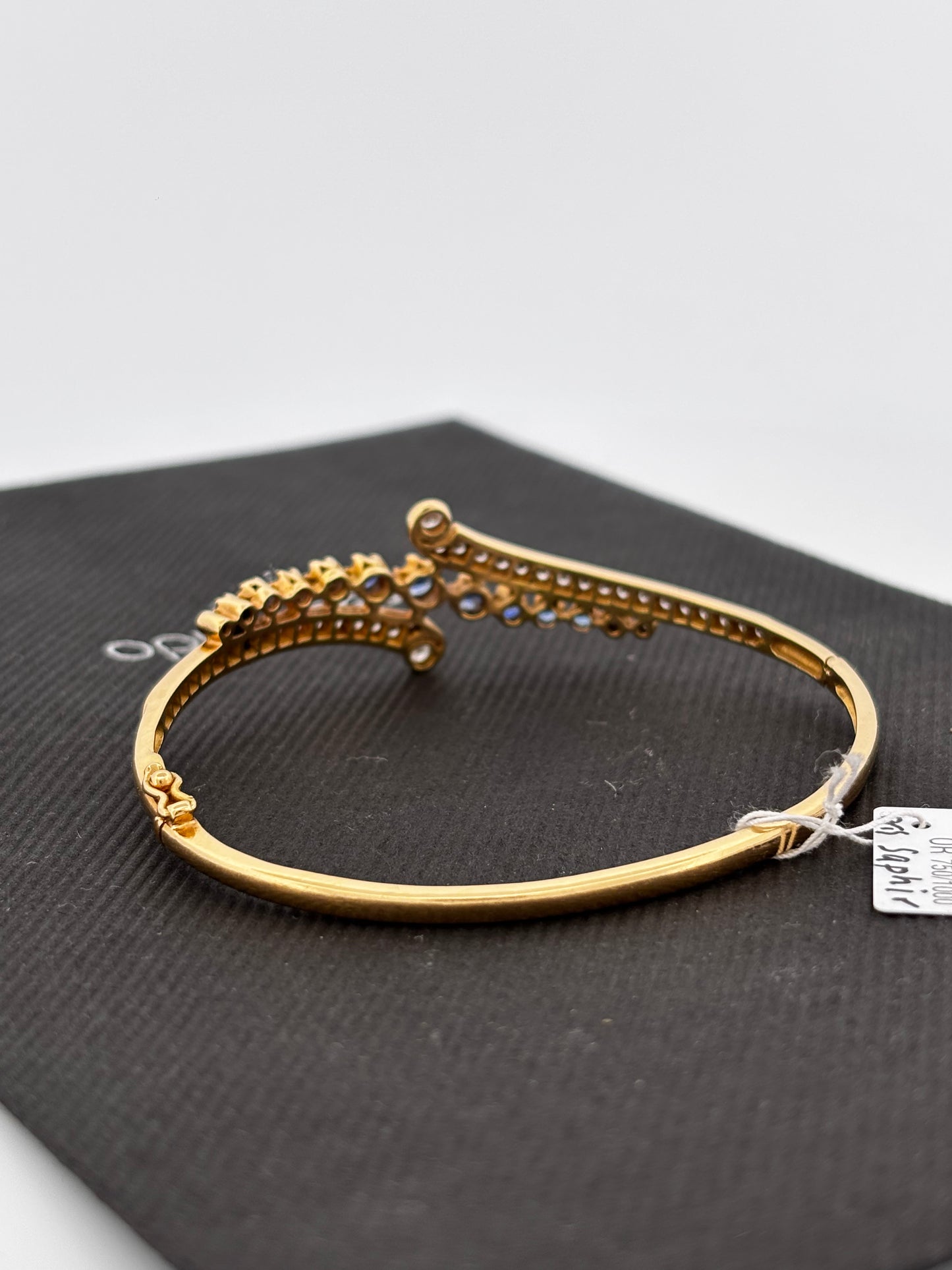 Bracelet saphir diam gold