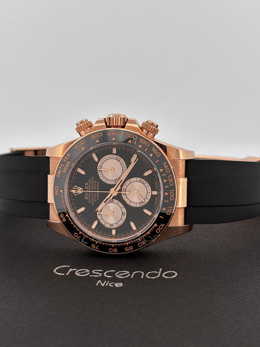 ROLEX – Daytona "Everose Gold" | Chronographe Cosmograph | Or rose 18K | Bracelet Oysterflex