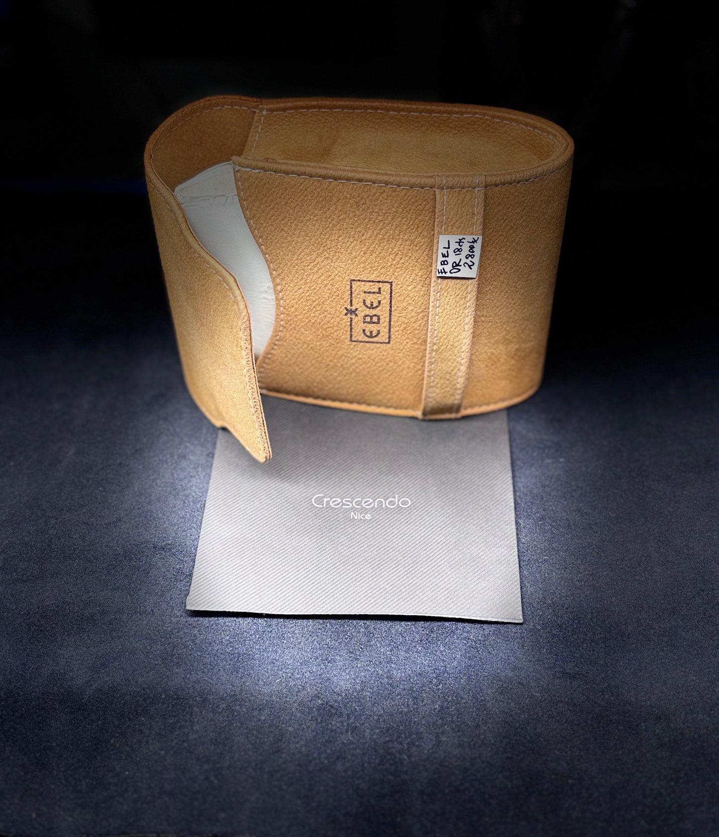 EBEL – Discovery | Or jaune | Quartz | Cuir | Lunette tournante