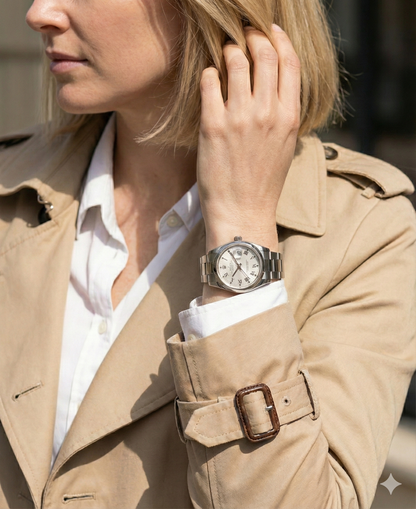 ROLEX – Datejust | Acier | Cadran argent chiffres romains | Automatique