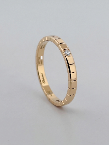 Chopard Ice Cube – Bague en Or Jaune 18K & Diamant