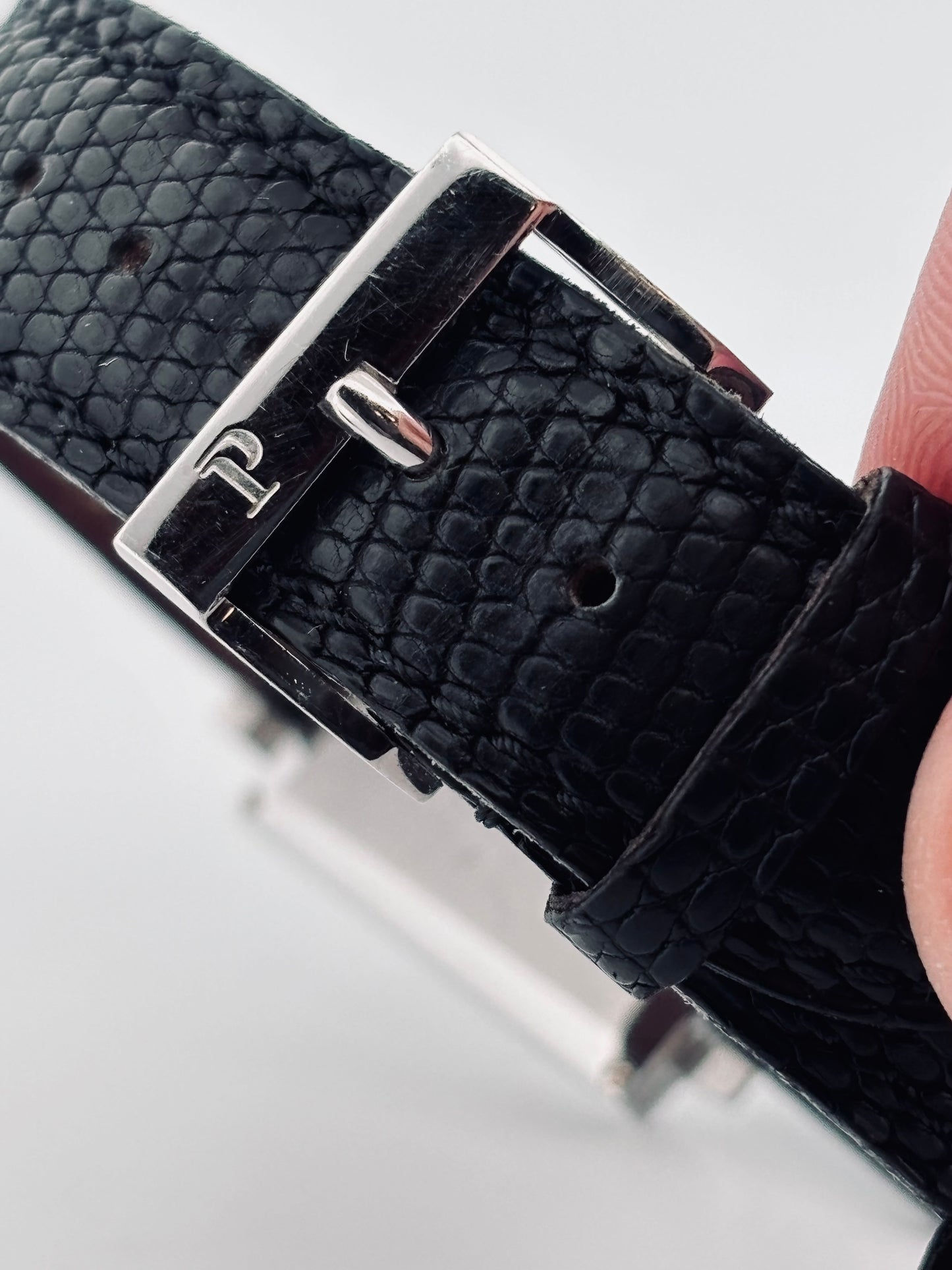 PIAGET Clou de Paris 25 mm Or Blanc 18K | Mécanique | Verre Saphir | Bracelet d’origine