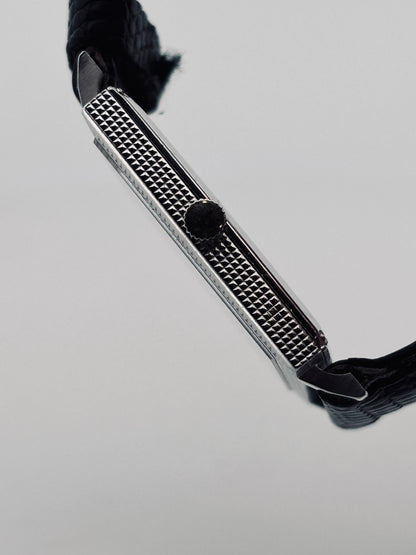 PIAGET Clou de Paris 25 mm Or Blanc 18K | Mécanique | Verre Saphir | Bracelet d’origine