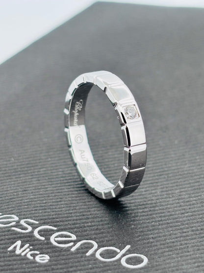 Chopard Ice Cube Bague Or Blanc 18K Diamant | Taille 62