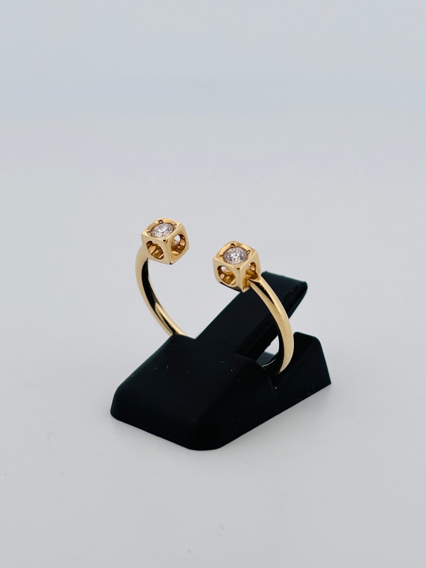 Dinh Van Cube Toi & Moi Or Jaune 18K & Diamants | Taille 52