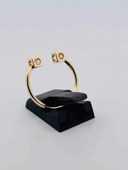 Dinh Van Cube Toi & Moi Or Jaune 18K & Diamants | Taille 52