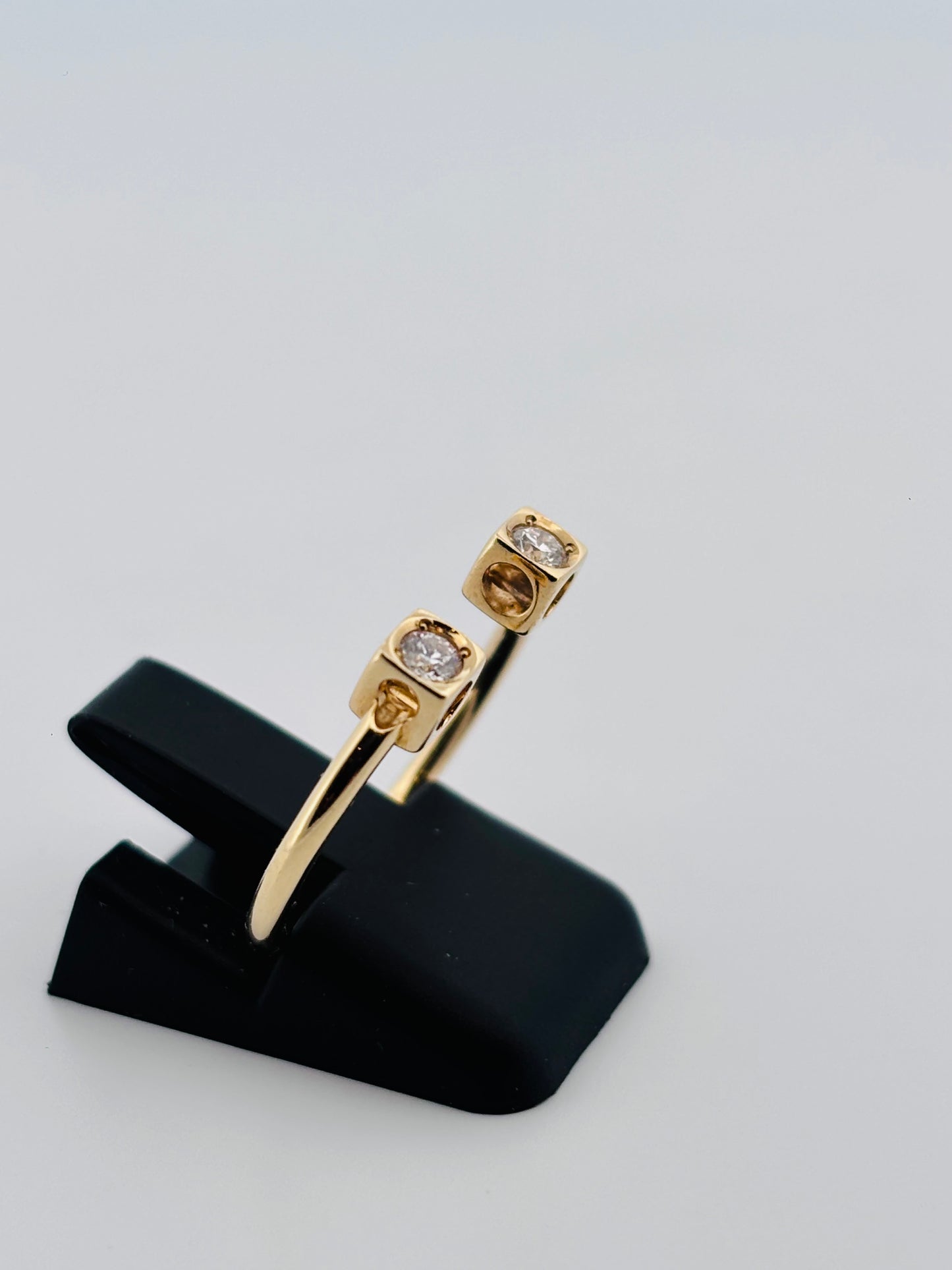 Dinh Van Cube Toi & Moi Or Jaune 18K & Diamants | Taille 52