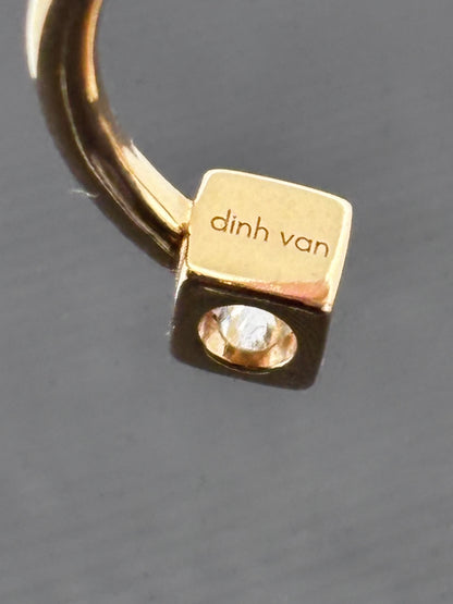 Dinh Van Cube Toi & Moi Or Jaune 18K & Diamants | Taille 52