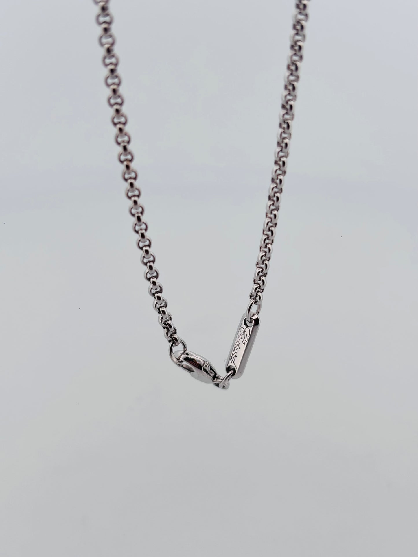Collier Chopard Petite Maille Or Blanc 18K