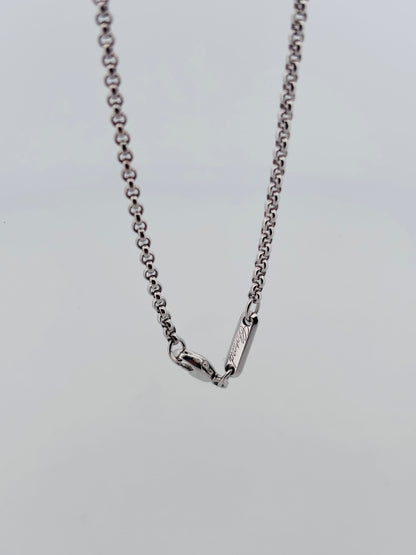 Collier Chopard Petite Maille Or Blanc 18K