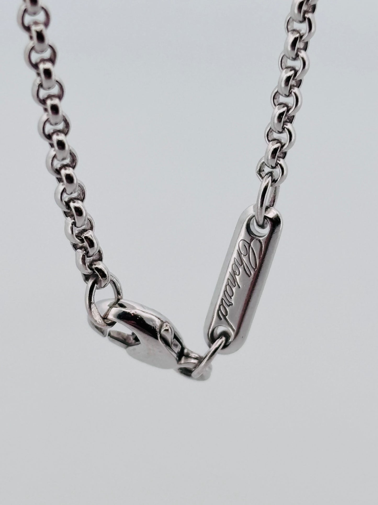 Collier Chopard Petite Maille Or Blanc 18K