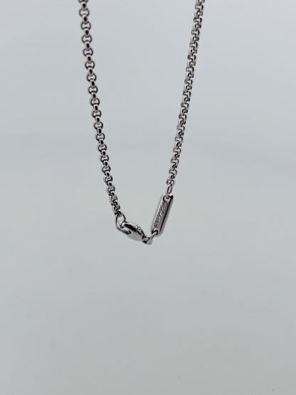 Collier Chopard Petite Maille Or Blanc 18K