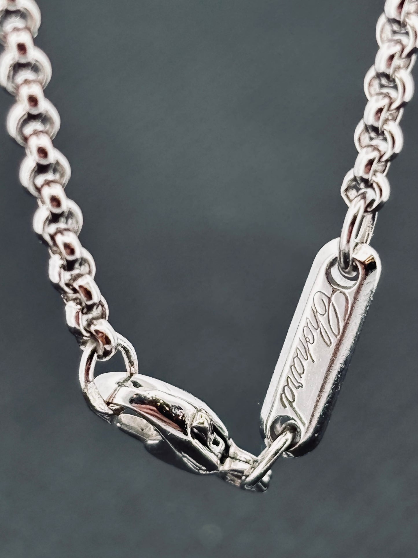Collier Chopard Petite Maille Or Blanc 18K
