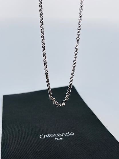 Collier Chopard Grande Maille Or Blanc 18K