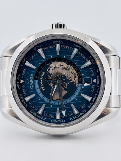 Omega Seamaster Aqua Terra Worldtimer “Summer Blue”