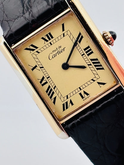 Cartier Must Tank Vermeil Mécanique