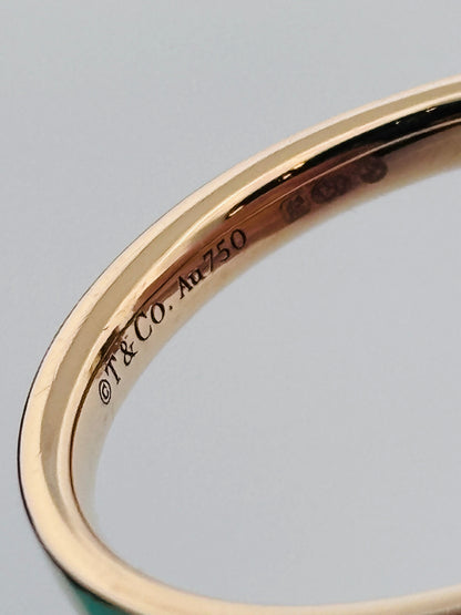 Tiffany & Co. T Wire Or Jaune 18K Taille 59