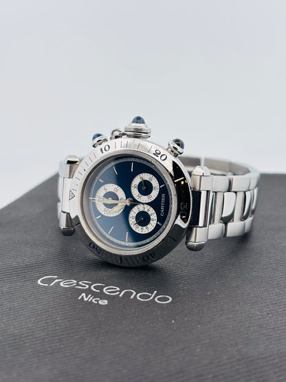 Cartier Pasha Chronoreflex 35 mm Quartz Acier Ref. 1352-1