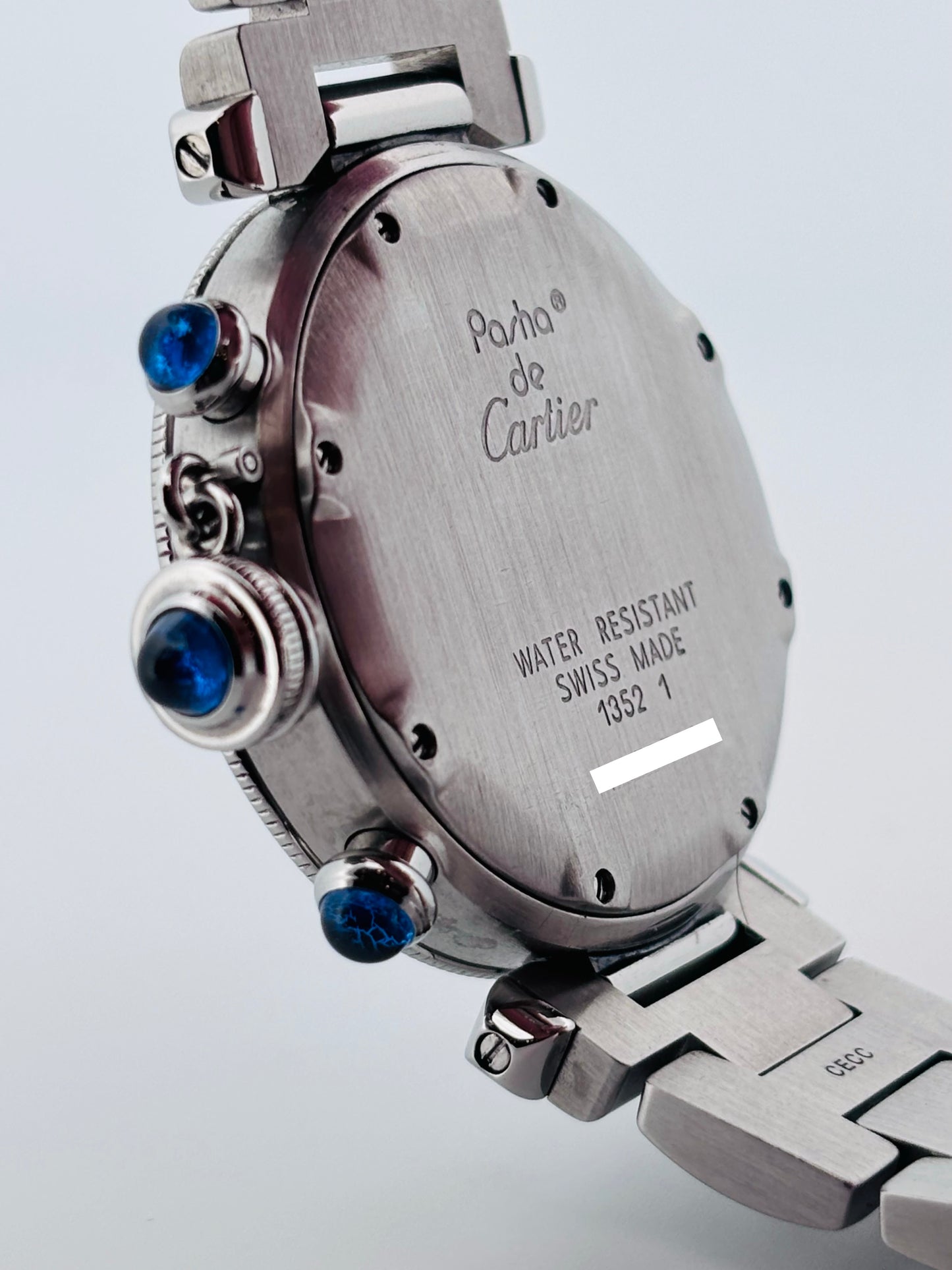 Cartier Pasha Chronoreflex 35 mm Quartz Acier Ref. 1352-1