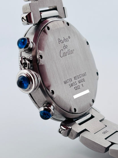 Cartier Pasha Chronoreflex 35 mm Quartz Acier Ref. 1352-1