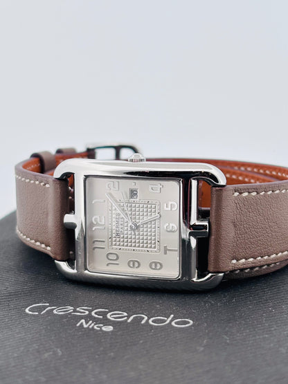 Hermès Cape Cod GM Tonneau Acier Quartz Ref. CC2.710