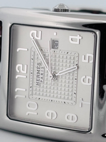 Hermès Cape Cod GM Tonneau Acier Quartz Ref. CC2.710