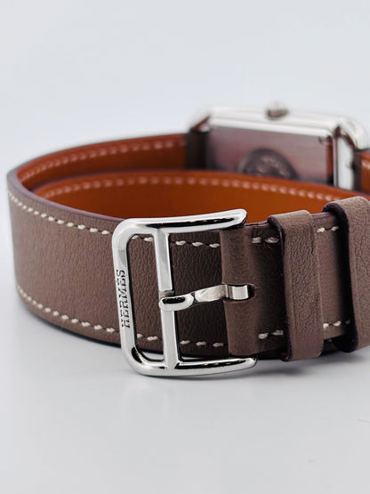 Hermès Cape Cod GM Tonneau Acier Quartz Ref. CC2.710