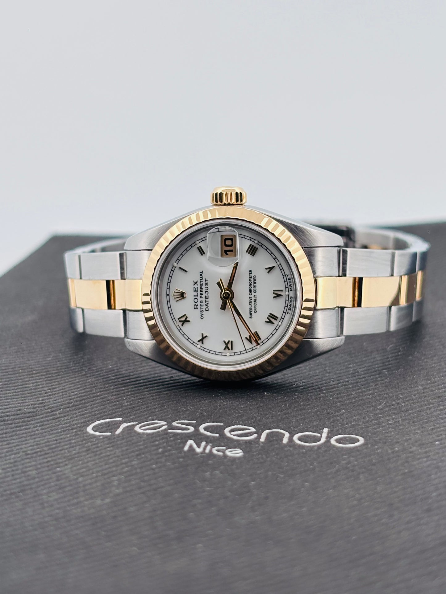 Rolex Lady-Datejust 26 White Roman Dial – Ref. 69173